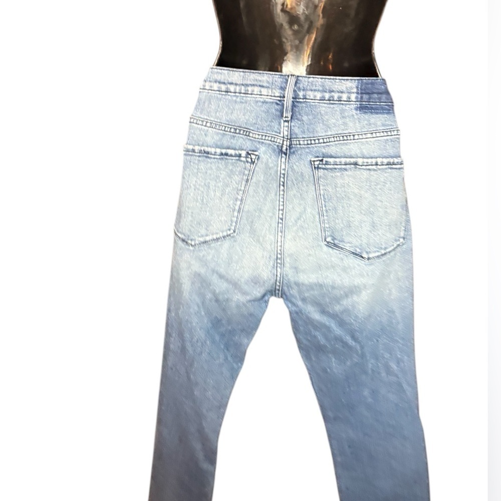 Black Orchid women’s slant fray medium wash blue jeans sz 30 preloved - Picture 2 of 11